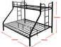 Family Loft Metal Bedframe